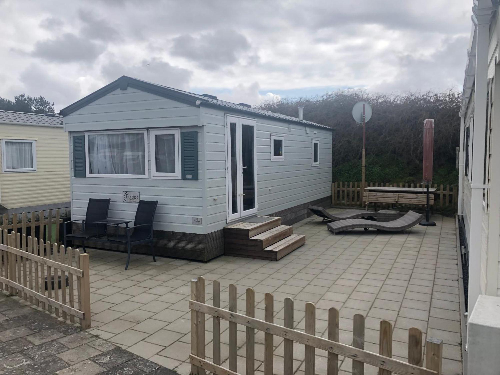 Luxe Chalet Op Camping Duindoorn, Ijmuiden Aan Zee, In De Buurt Van F1 Circuit Zandvoort En Bloemendaal Op Loopafstand Strand Esterno foto